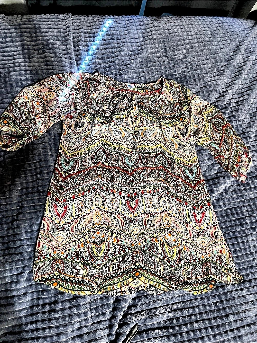 Jockey Paisley Tunic Multicolor Size Large Like New